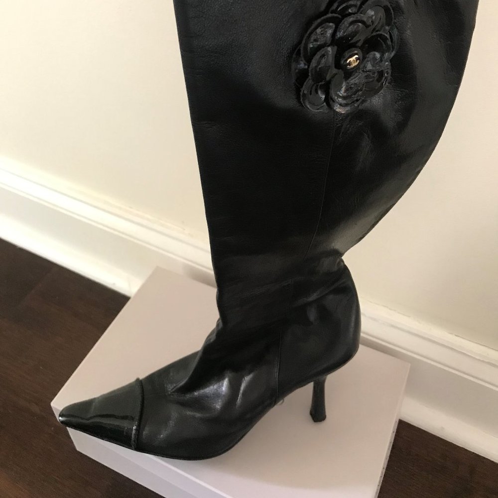 CHANEL LEATHER BOOTS